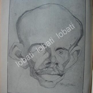 CARICATURA ANTIGUA LIC. ROBERTO ESTEVA RUIZ 1914 / PLT