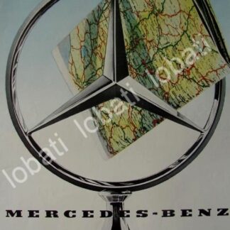CARTEL ANTIGUO ORIGINAL DE AUTOS MERCEDEZ BENZ SE 1964 /304