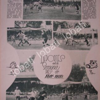 CARTEL ANTIGUO ORIGINAL DE PARTIDO NECAXA Vs AMERICA 1931 / FUTBOL DPT