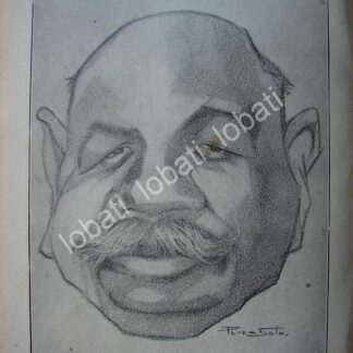 CARICATURA ANTIGUA 1914. JOSE MARIA LUJAN / PLT