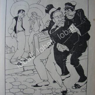 CARICATURA ANTIGUA 1914. FERNANDO IGLESIAS CALDERON / PLT
