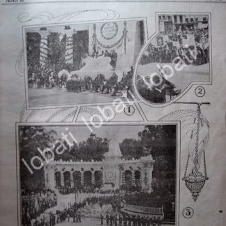 PORTADA ANTIGUA ORIGINAL  1911 HOMENAJE A JUAREZ EN LA ALAMEDA /PLT