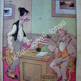 CARICATURA ANTIGUA 1914. VICTORIANO HUERTA Y LA PACIFICACION / MLT