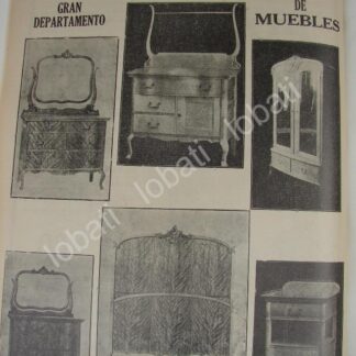 CARTEL ANTIGUO ORIGINAL DE TIENDA EL CENTRO MERCANTIL 1909 /177