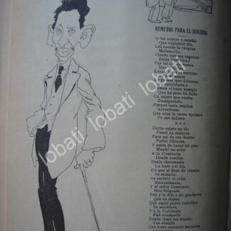 CARICATURA ANTIGUA 1914. RICARDO G. ROBELO / PLT