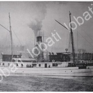 GRABADO ANTIGUO 1897 BOTAN EL BUQUE DONATO GUERRA / MLT