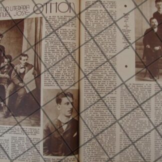 CARICATURA ANTIGUA 1914. JACINTO BENAVENTE / PLT