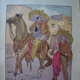 CARICATURA ANTIGUA 1914. REVOLUCION MEXICANA - VISTORIANO HUERTA