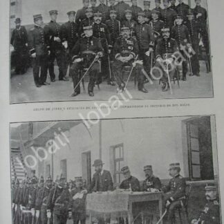 CARTEL ANTIGUO ORIGINAL DE PREMIAN A ZAPADORES POR INCENDIO EN DOS BOCAS 1909 /MILITARIA