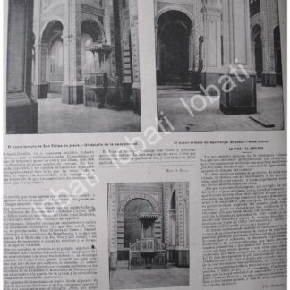 CARTEL ANTIGUO ORIGINAL DE INAUGURACION TEMPLO SAN FELIPE DE JESUS CDMX 1897 /RLG