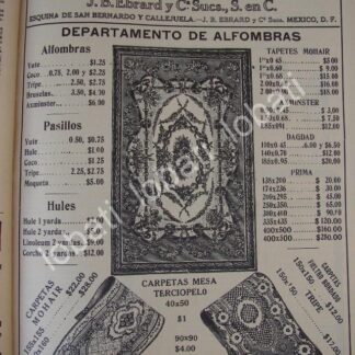 CARTEL ANTIGUO ORIGINAL DE TIENDAS LIVERPOOL 1910 /696