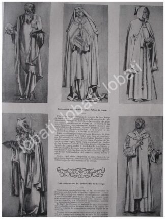 CARTEL ANTIGUO ORIGINAL DE PINTURAS DE SAN FELIPE DE JESUS DE BARTOLOME GALLOTTI EN MEXICO 1897