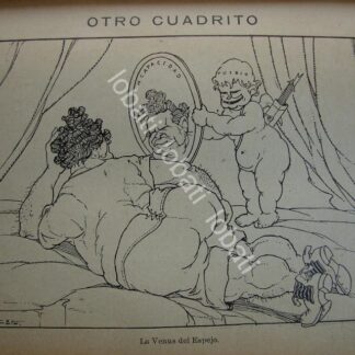 CARICATURA ANTIGUA. QUERIDO MOHENO. VENUS 1914 / PLT