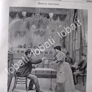 PORTADA ANTIGUA ORIGINAL  1897 A GATO VIEJO (CORTEJO), POR JOSE Ma. VILLASANA