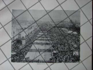 CARTEL ANTIGUO ORIGINAL DE INAUGURAN ESTATUA DE CRISTOBAL COLON EN GUATEMALA 1897 DE THOMAS MUR