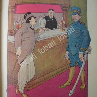 CARICATURA ANTIGUA. 1914 VICTORIANO HUERTA. POR: PEREZ SOTO