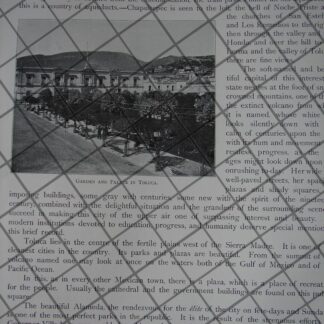 GRABADO ANTIGUO 1897. JULIA SCHMIDTTLEIN DE BERMEJILLO, FOTO DE VALLETO HNOS.