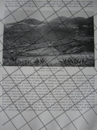 CARTEL ANTIGUO ORIGINAL DE GRANDES FIESTAS EN OAXACA 1909