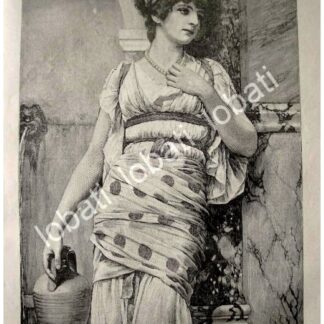 GRABADO ANTIGUO 1897. EN LA FUENTE