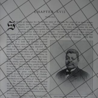 AFICHE ANTIGUO. PROSPERO CAHUANTZI FLORES Y TLAXCALA 1897