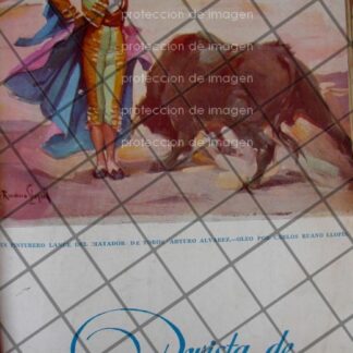 GRABADO ANTIGUO 1910 MUERE DR. MANUEL DOMINGUEZ QUINTANAR / MDC