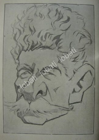 CARICATURA ANTIGUA 1914 LUIS TERRAZAS CUILTY / PLT