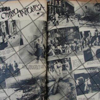 AFICHE ANTIGUO LA GUERRA CHINO JAPONESA 1937