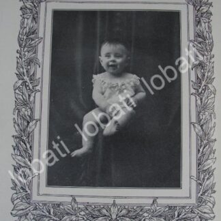 GRABADO ANTIGUO 1910 BEBE. JOSE CAMPERO. DE PUEBLA /ASM