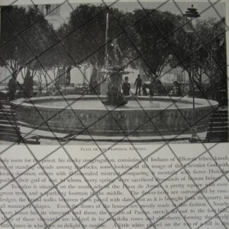 GRABADO ANTIGUO 1897 JESUS EN EL TEMPLO / ARTE SACRO RLG