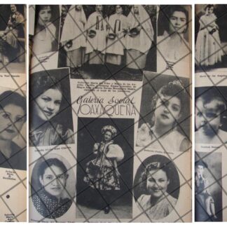 CARTEL ANTIGUO ORIGINAL DE NOTICIAS DE LAS MODAS Y TENDENCIAS DE 1897