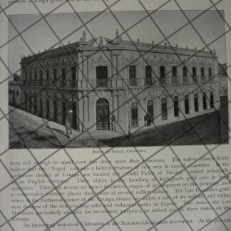 CARTEL ANTIGUO ORIGINAL DE ALUMNOS DEL CONSERVATORIO NACIONAL 1910 / MUSICOS