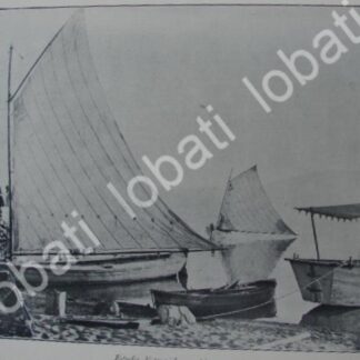 CARTEL ANTIGUO ORIGINAL DE REGATAS EN EL LAGO DE CHAPALA 1910 / LDM