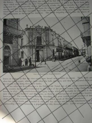 PORTADA ANTIGUA ORIGINAL 1897 ALAMEDA DE CDMX, POR: DE JOSE MARIA VILLASANA