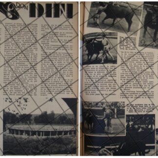 AFICHE ANTIGUO EL TORERO. DAVID LICEAGA