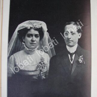 CARTEL ANTIGUO ORIGINAL DE BODA. PEREZ ARROYO 1910 ( MARIA ARROYO DE ANDA ) /ASM