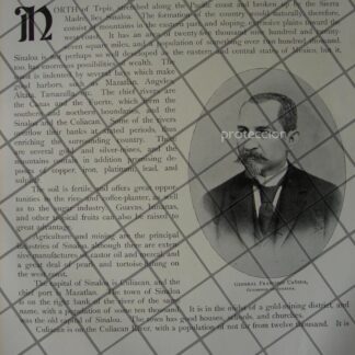 PORTADA ANTIGUA ORIGINAL  1911 EL PRESIDENTE Y DESFILE MILITAR AV. JUAREZ