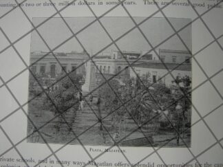 CARTEL ANTIGUO ORIGINAL DE SUSANA TRAIKIL DE PUEBLA 1897 /ASM