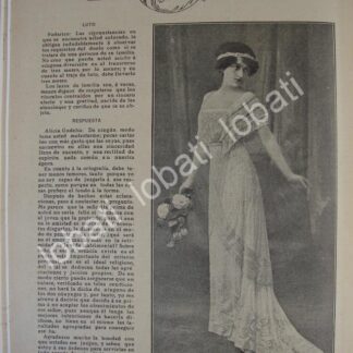 GACETA, REVISTA ANTIGUA " PAGINAS FEMENINAS" 1910 /73