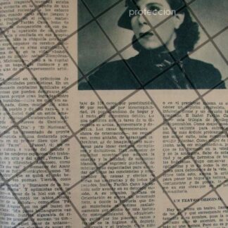 CARTEL ANTIGUO ACTRIZ. ISABEL FARFAN CANO 1937