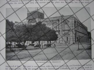 CARTEL ANTIGUO ORIGINAL DE PASTELERIA Y DULCERIA LA FLOR DE MEXICO 1909 /183 MUY RARO