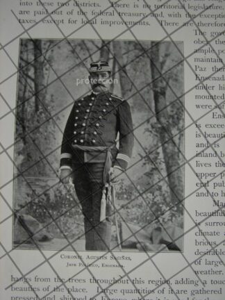 CARTEL ANTIGUO ORIGINAL DE NIETOS DE PORFIRIO DIAZ EN KERMESSE EN MIXCOAC 1910 / ASM