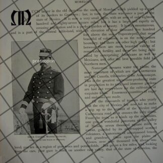 AFICHES ANTIGUOS ESTADO DE MORELOS Y MANUEL ALARCON 1897
