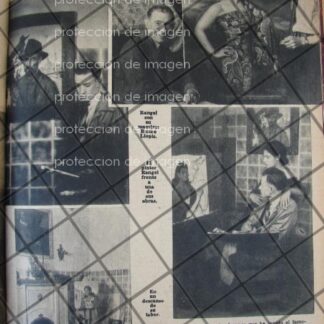 AFICHE ANTIGUO EL PINTOR EDUARDO RANGEL 1937