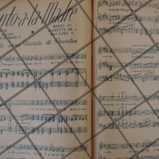 PARTITURA ANTIGUA INEDITA ROBERTO DE J. ENRIQUEZ 1937