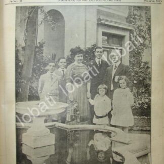 PORTADA ANTIGUA ORIGINAL  1911 FRANCISCO LEON DE LA BARRA & FAMILIA / PLT