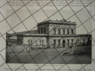 CARTEL ANTIGUO ORIGINAL DE FABRICA DE MUEBLES MUEBLES JORGE UNNA 1897 / SAN LUIS POTOSI