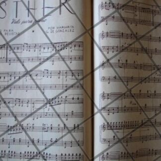 PARTITURA ANTIGUA INEDITA MARGARIGA G DE GONZALEZ