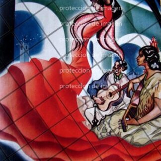 PORTADA ANTIGUA POR: HECTOR D. FALCON. BAILARINA CARMEN AMAYA 1937