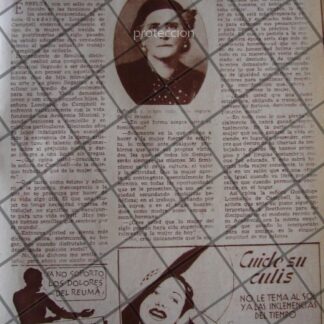 AFICHE ANTIGUO GUADALUPE LOMBARDO LABASTIDA 1937