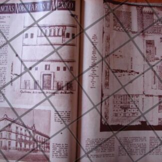 AFICHE ANTIGUO CASA DEL MARQUEZ DEL VALLE DE OAXACA 1937